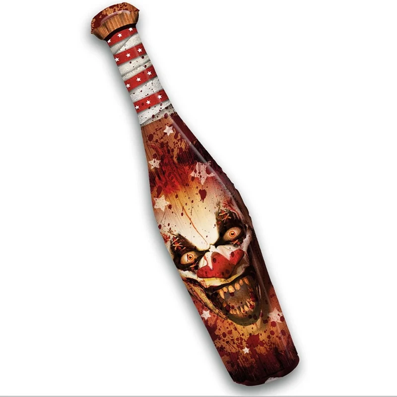 Aufblasbarer Baseballschläger "Horror Clown" | 90 cm