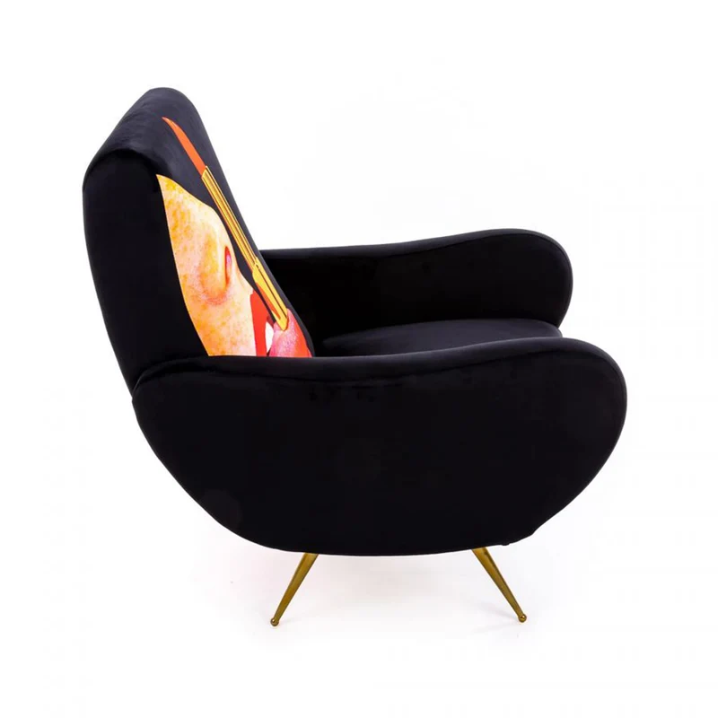 Sessel TONGUE schwarz