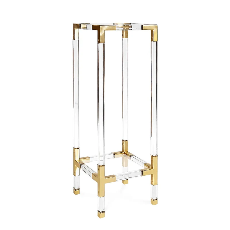 Säule JACQUES PEDESTAL gold, transparent