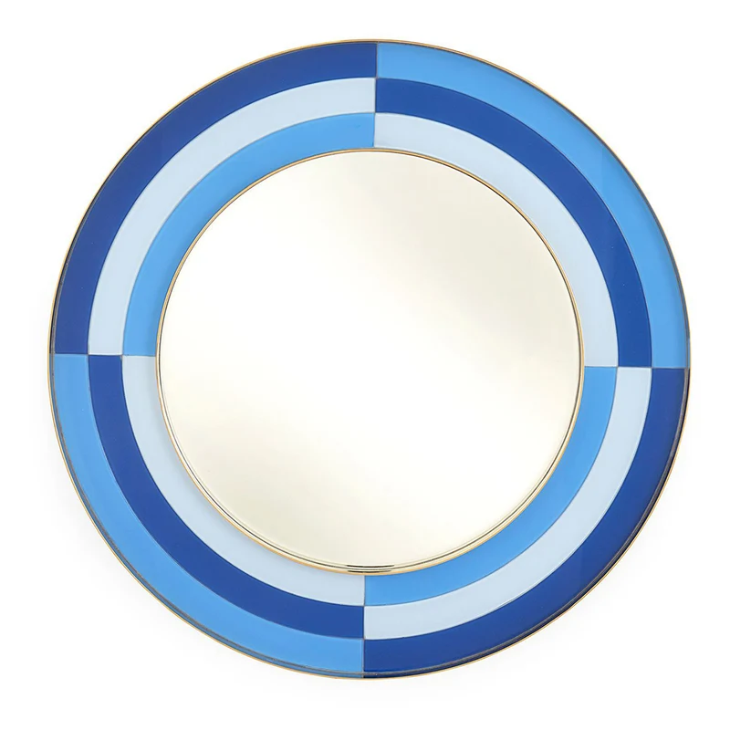 Wandspiegel HARLEQUIN blau ø91cm
