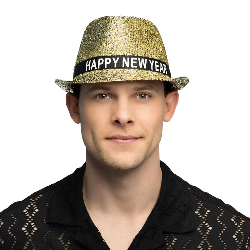 Hut Sparkling "Happy New Year" | Gold - Silvester