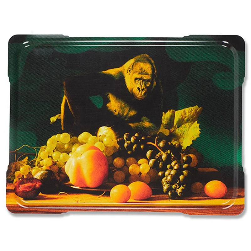 Tablett 'GORIZEN' Gorilla Obst Motiv 61x46cm