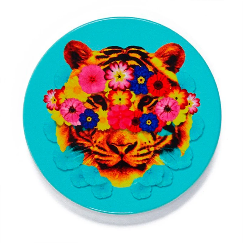 Untersetzer 'MASKTIGER' ø10cm 4-teiliges Set