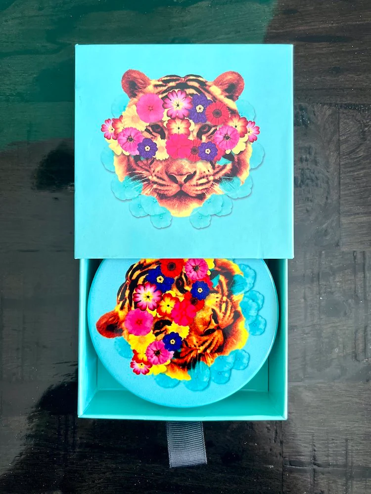 Untersetzer 'MASKTIGER' ø10cm 4-teiliges Set