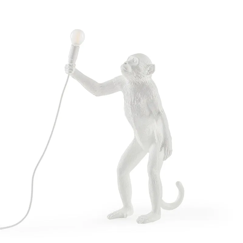 Tischlampe MONKEY stehend-weiß 46x27,5x54 cm