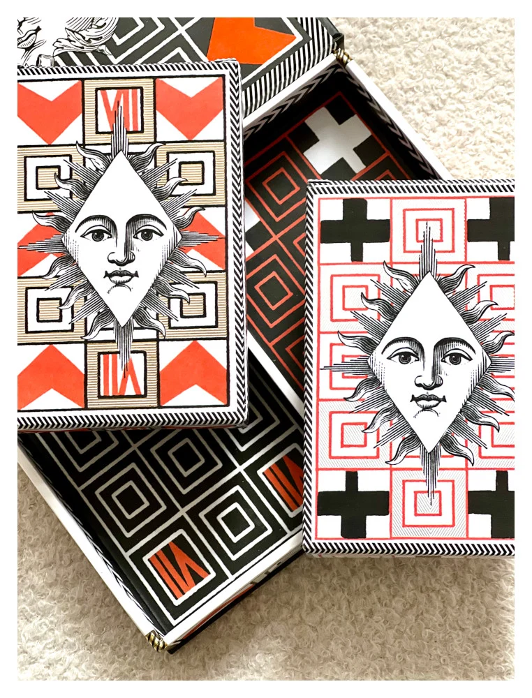 Poker-Kartenspiel POKER FACE mit 2 Kartendecks