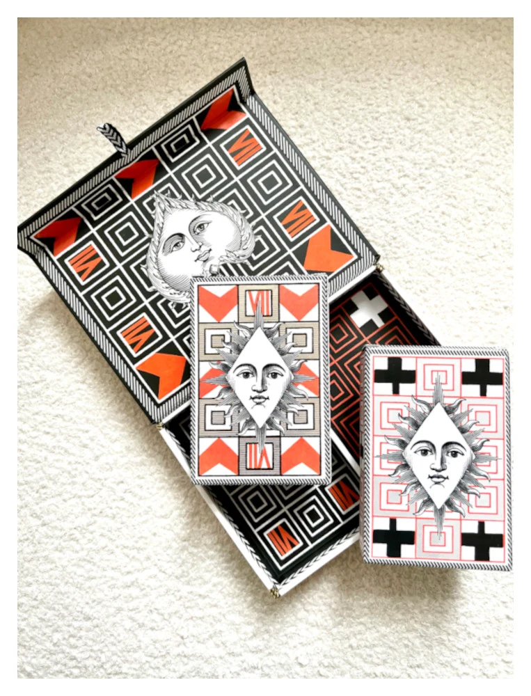 Poker-Kartenspiel POKER FACE mit 2 Kartendecks