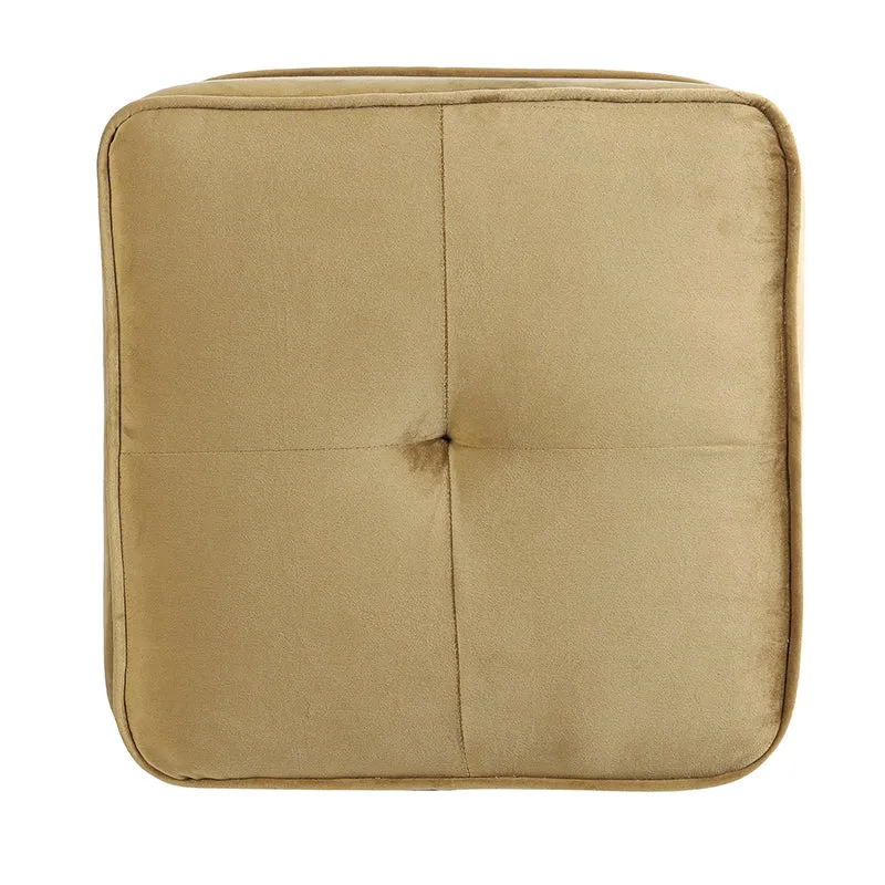 Hocker KIKI matt samt karamell Ø40x35 cm