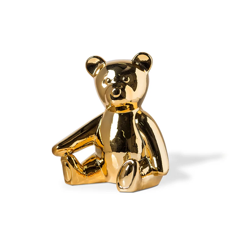 Spardose TEDDY gold