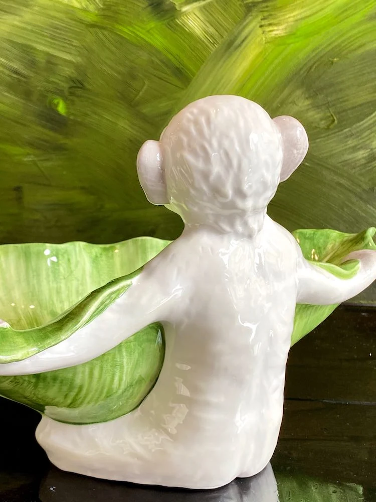 Schale 'MENAGERIE Monkey Leaf' aus Keramik