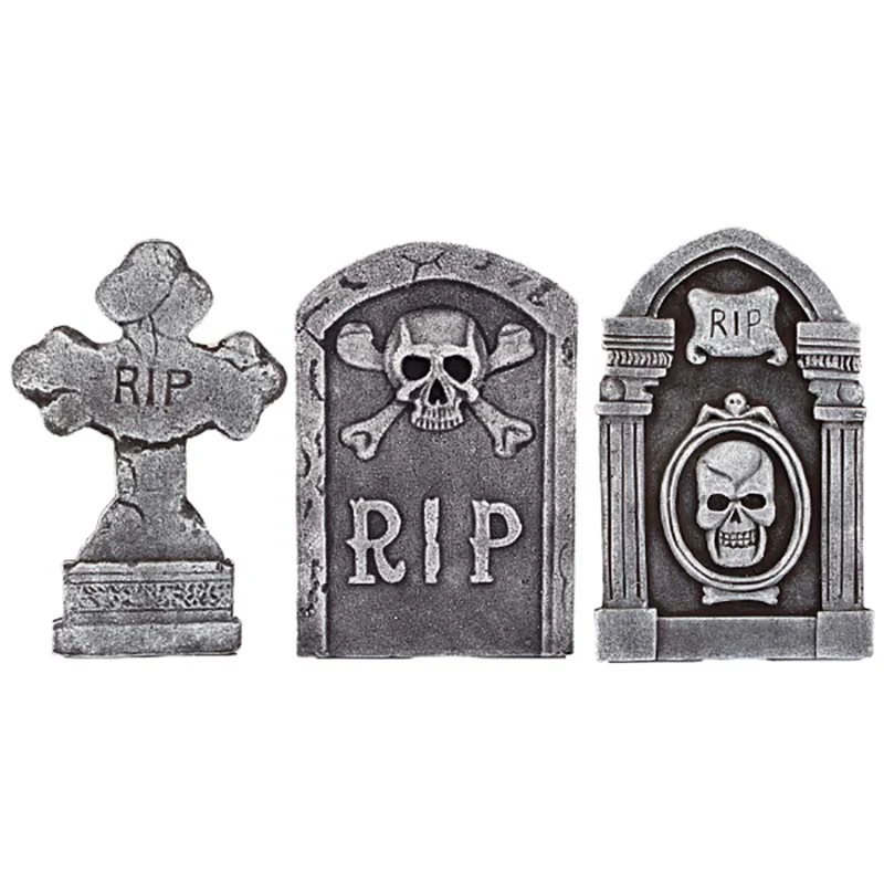 Halloween Deko Grabstein | 1 Stück - 37 cm