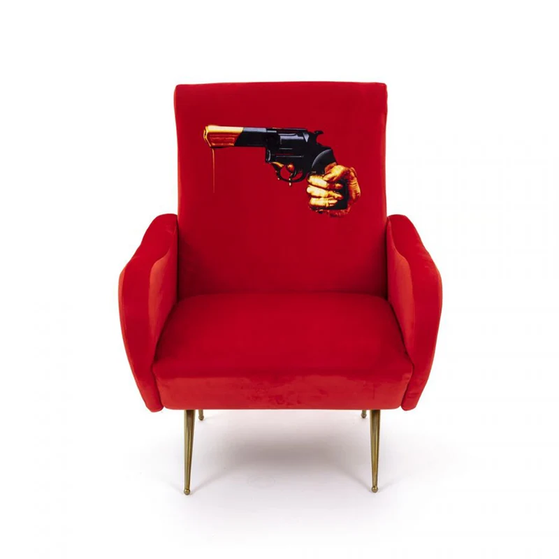 Sessel REVOLVER rot