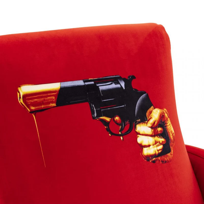 Sessel REVOLVER rot