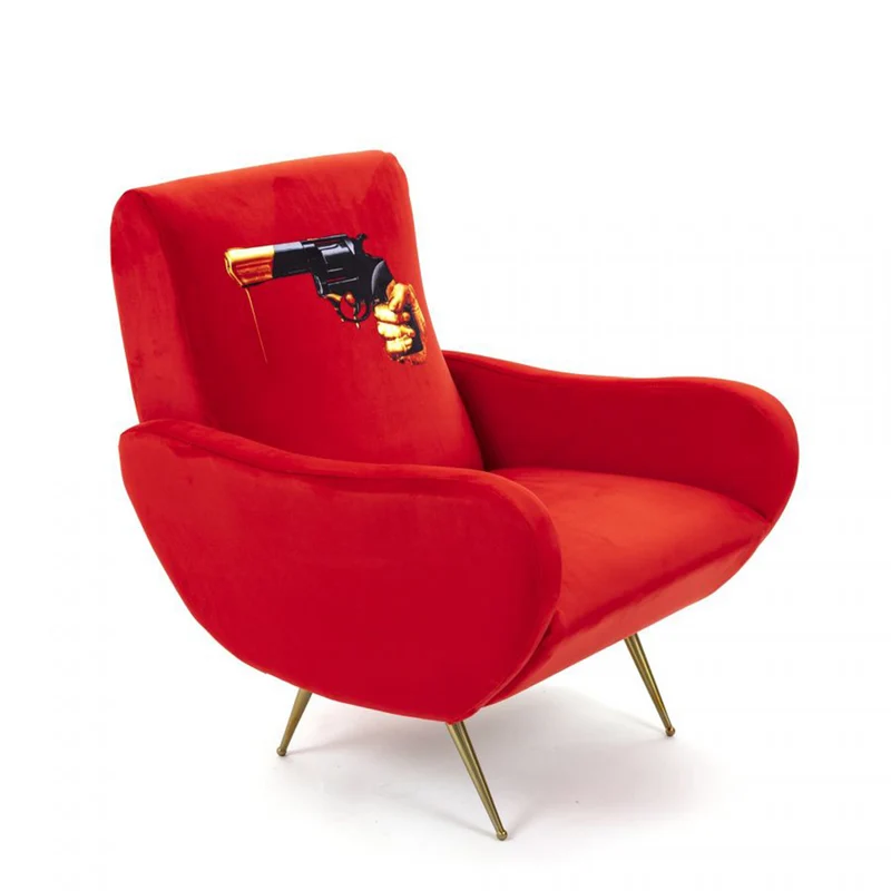 Sessel REVOLVER rot