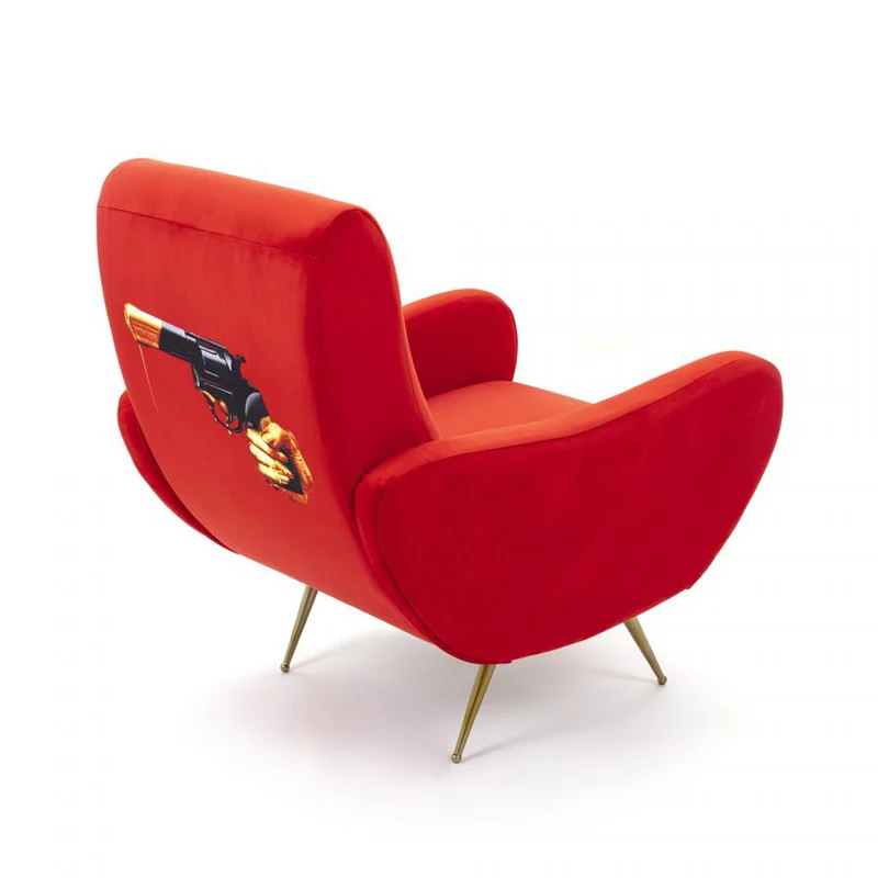 Sessel REVOLVER rot