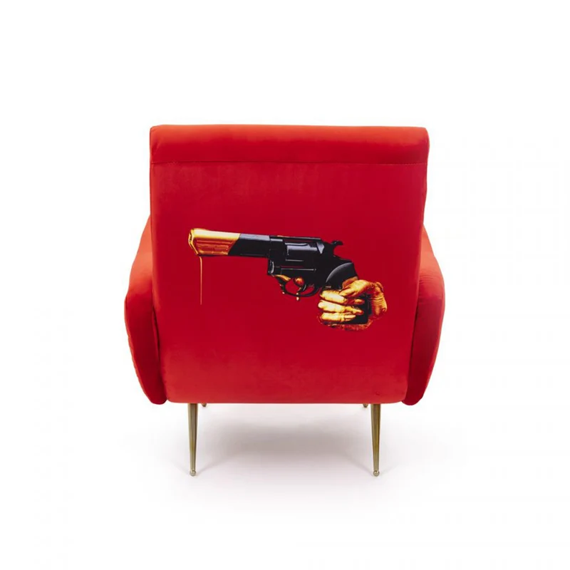 Sessel REVOLVER rot