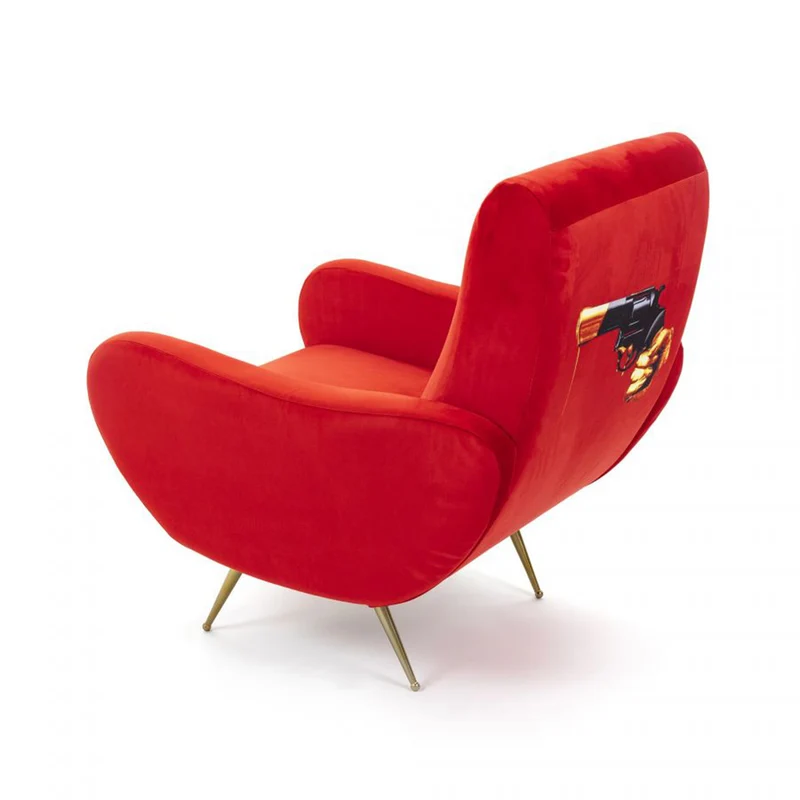 Sessel REVOLVER rot