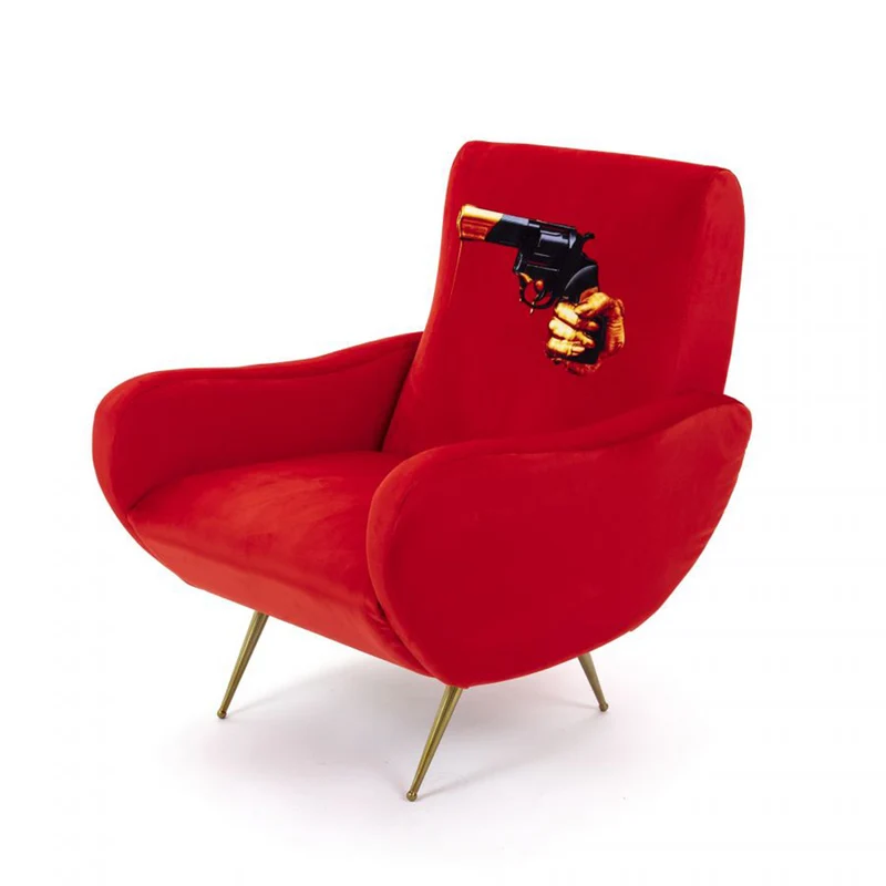Sessel REVOLVER rot