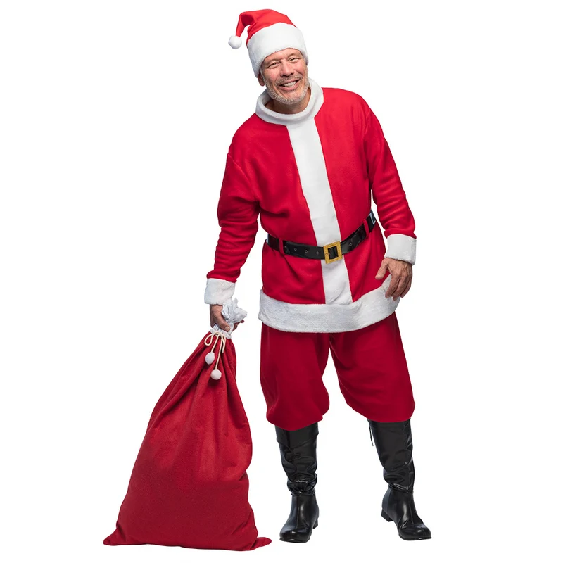 Weihnachtsmann Geschenkesack 100 x 60 cm | Rot