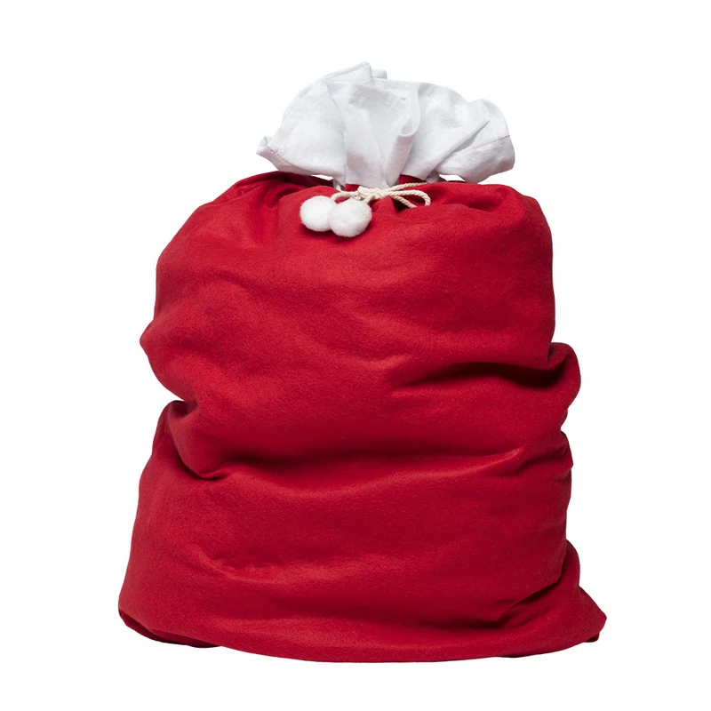 Weihnachtsmann Geschenkesack 100 x 60 cm | Rot