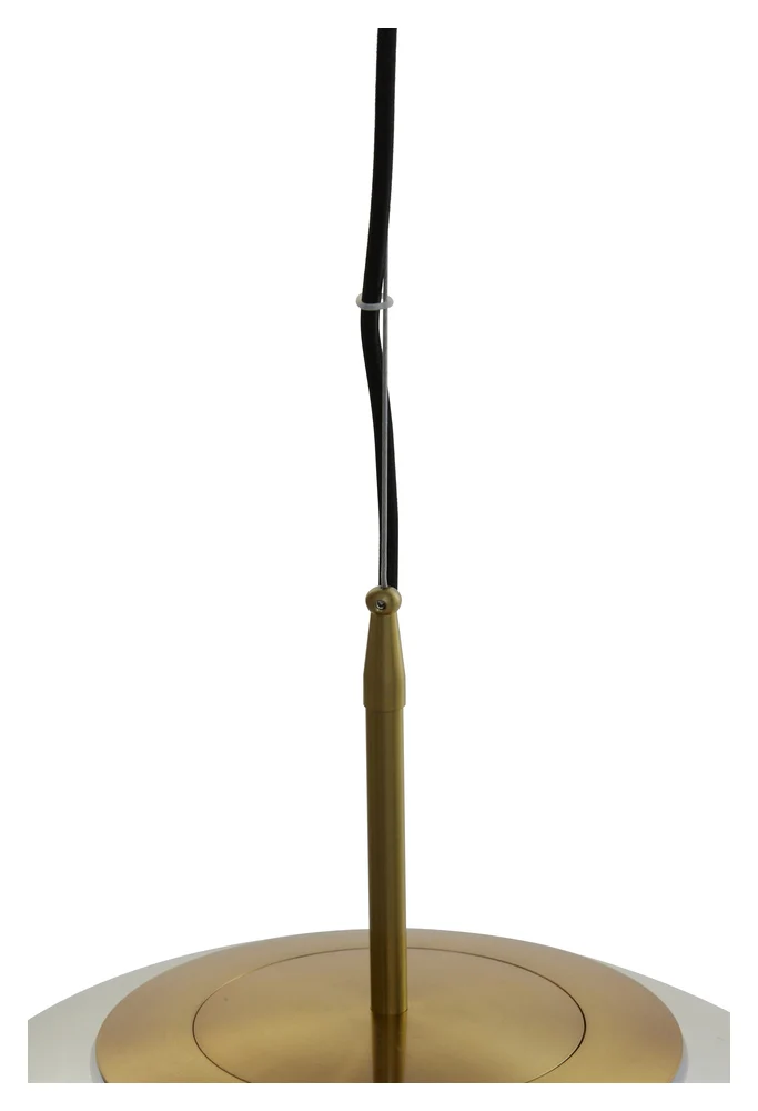 Hängeleuchte MEDINA antik bronze- klar Ø30cm Glas