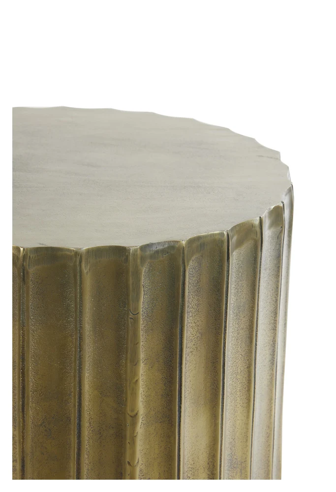 Beistelltisch KAVANGO antik bronze Ø45x39cm