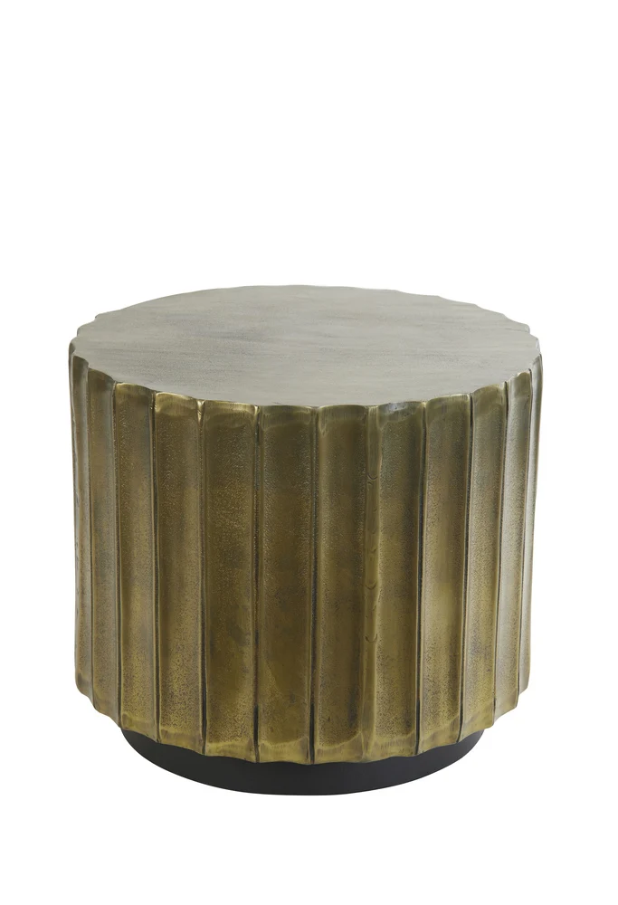 Beistelltisch KAVANGO antik bronze Ø45x39cm