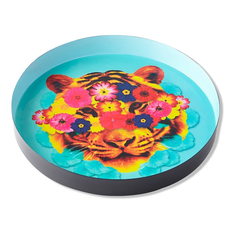 Tablett 'MASKTIGER' Ø33cm