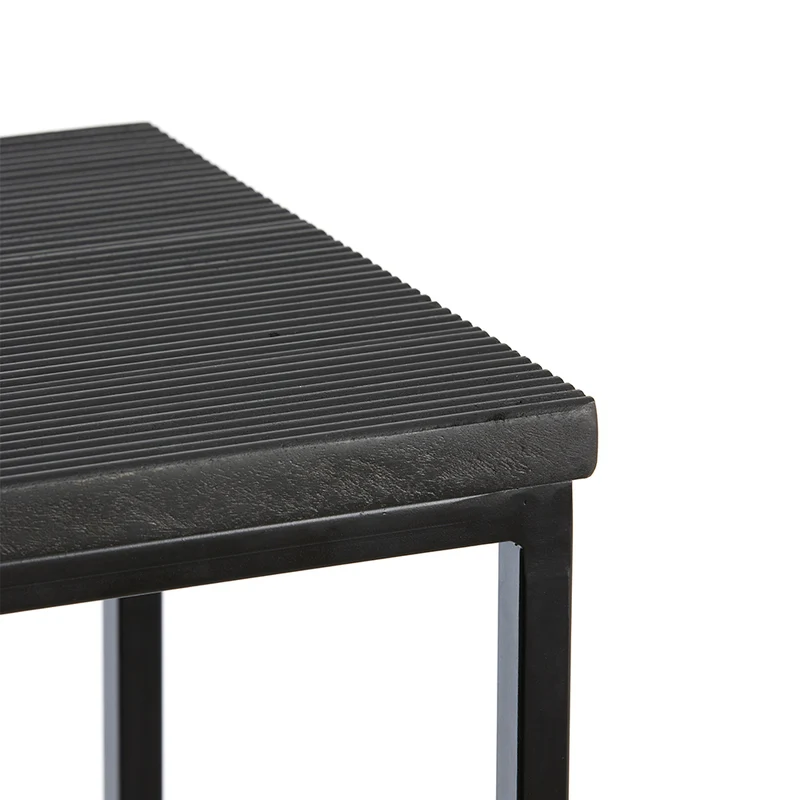 Konsolentisch BRYSON Holz schwarz