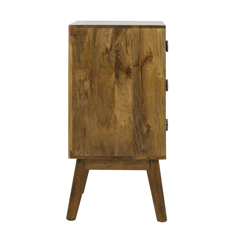Nachtkommode ESPITA Holz Öl braun