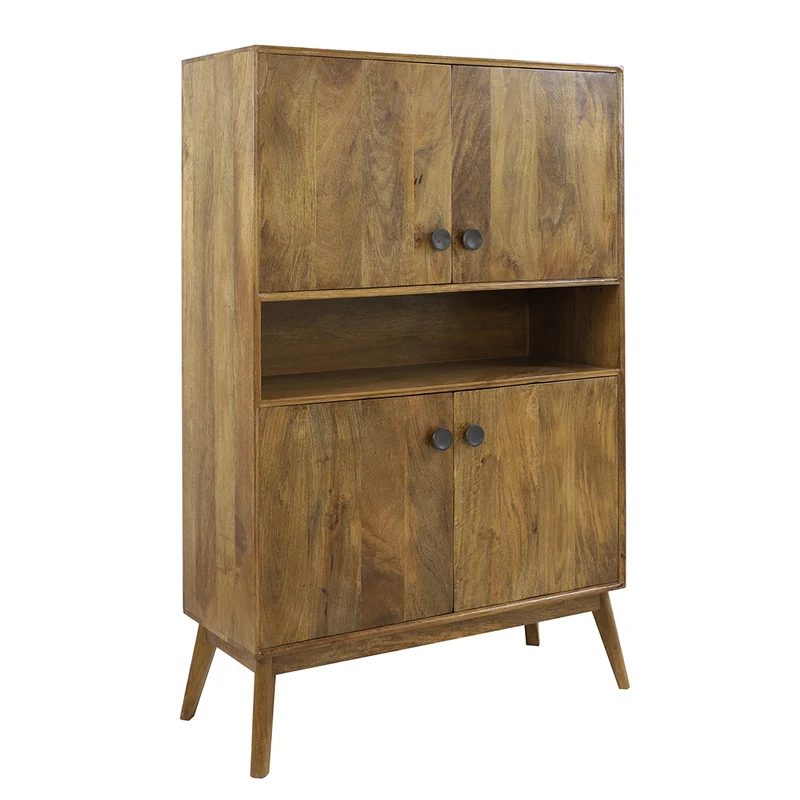 Schrank ESPITA Holz Öl braun