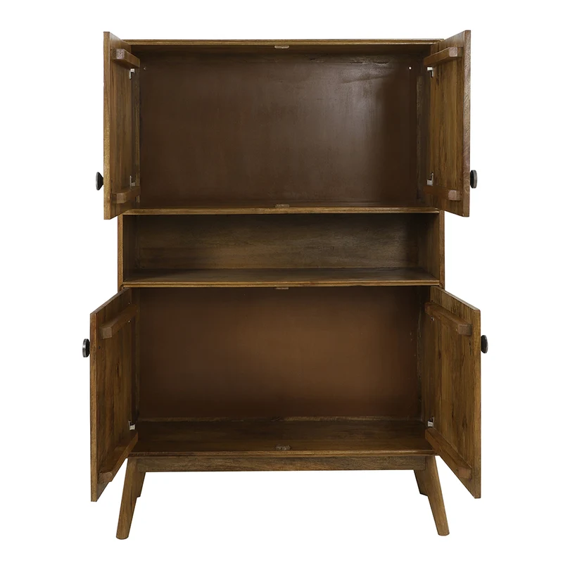 Schrank ESPITA Holz Öl braun