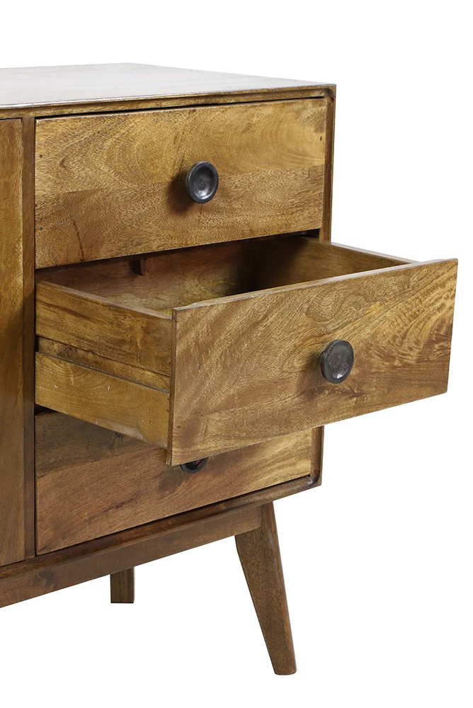 Kommode ESPITA Holz Öl braun