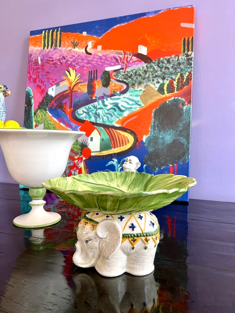 Keramikschale 'MENAGERIE ELEPHANT' 27x27 cm