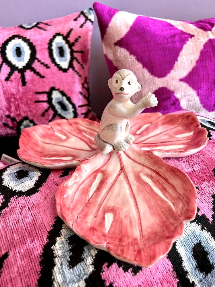 Schale 'RADICCHIO STARTER MONKEY' aus Keramik