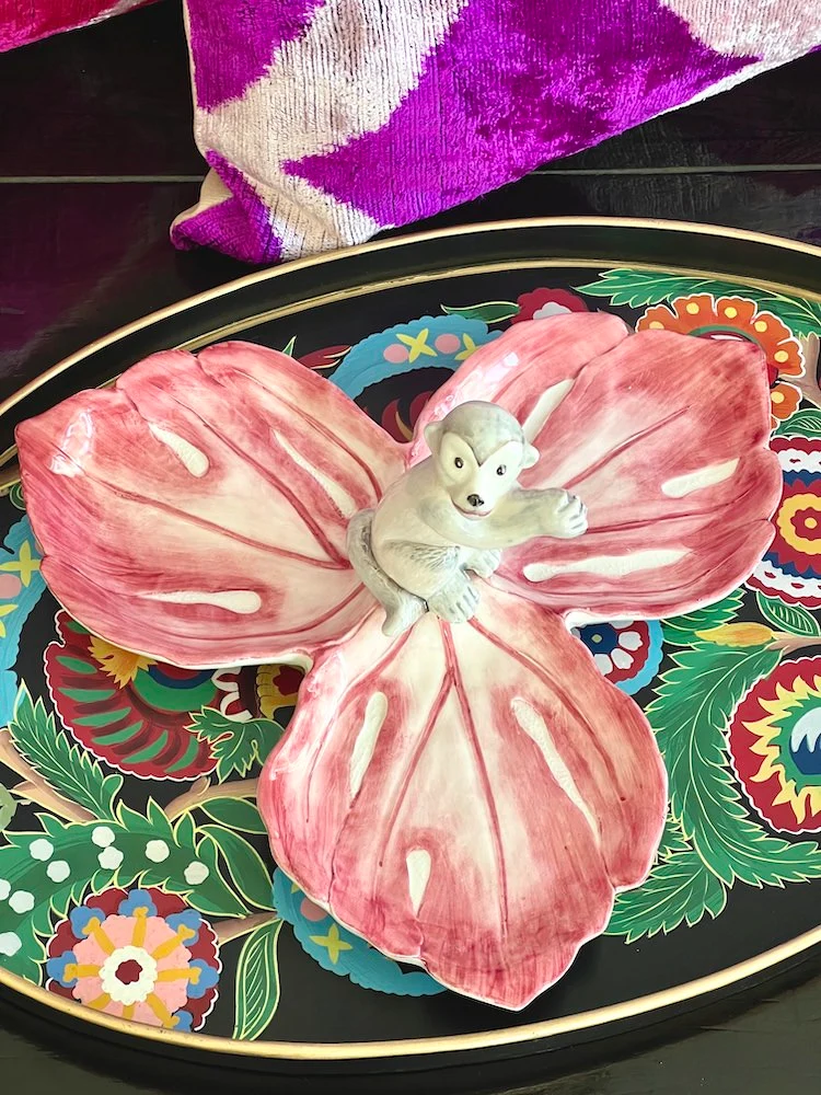Schale 'RADICCHIO STARTER MONKEY' aus Keramik