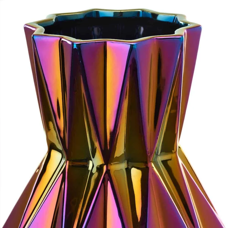 Vase 'OILY FOLDS' S-Faltenvase Ø17 x H32 cm