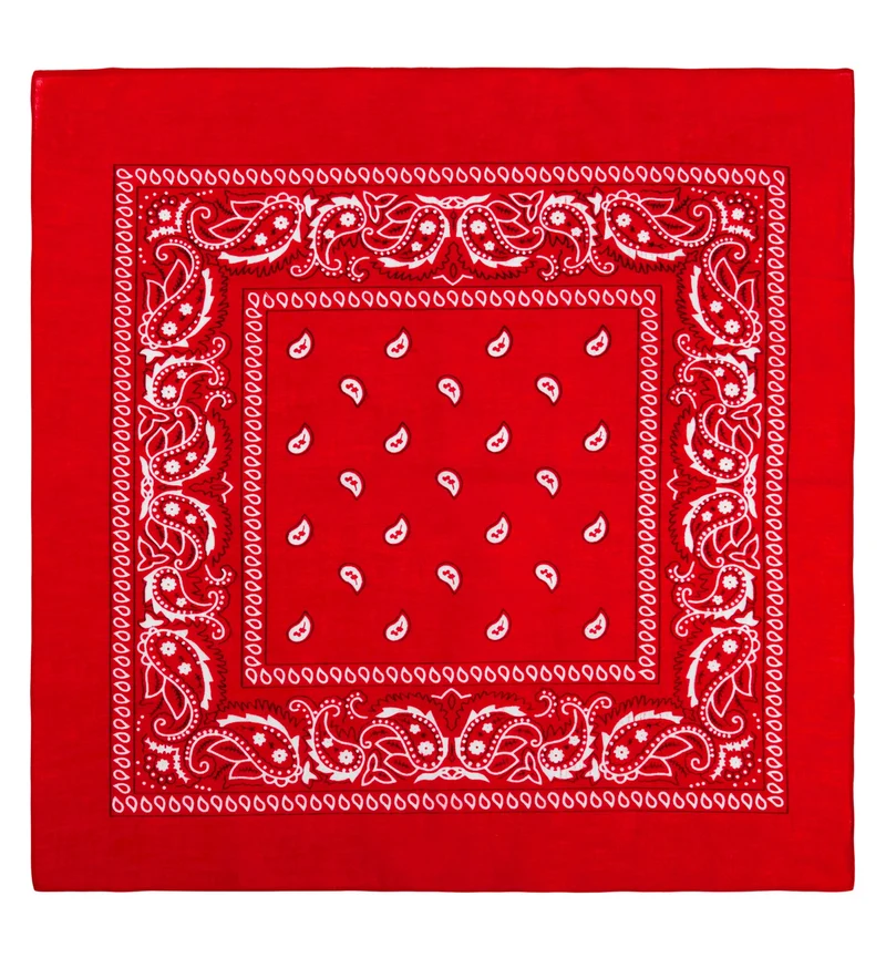 Bandana Halstuch Cowboy Kostüm - 55x55cm | Rot