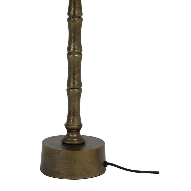 Stehleuchte ARMATA antik Bronze + Samt