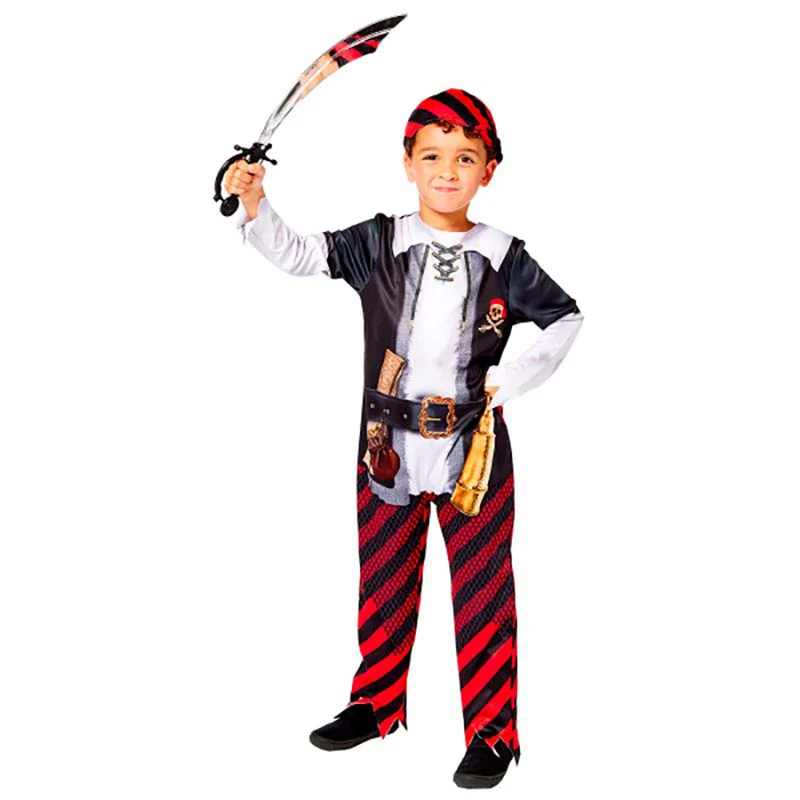 Kostüm Kid Pirat Gr. 4-6 Jahre