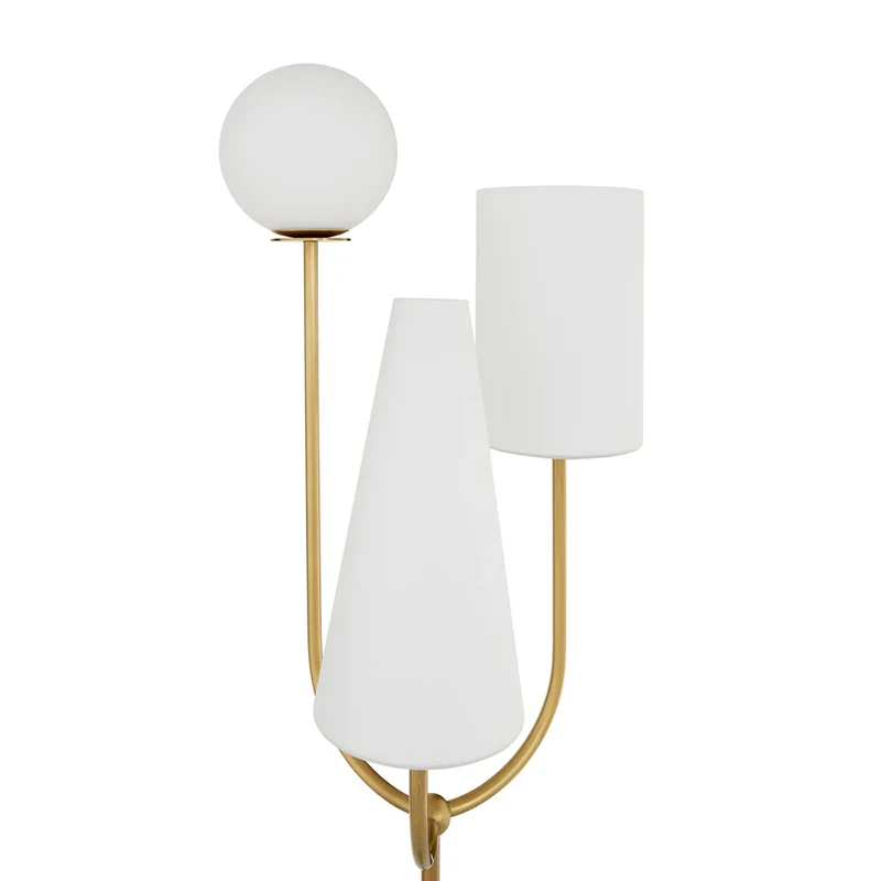 Stehleuchte PARADISO gold, Marmor
