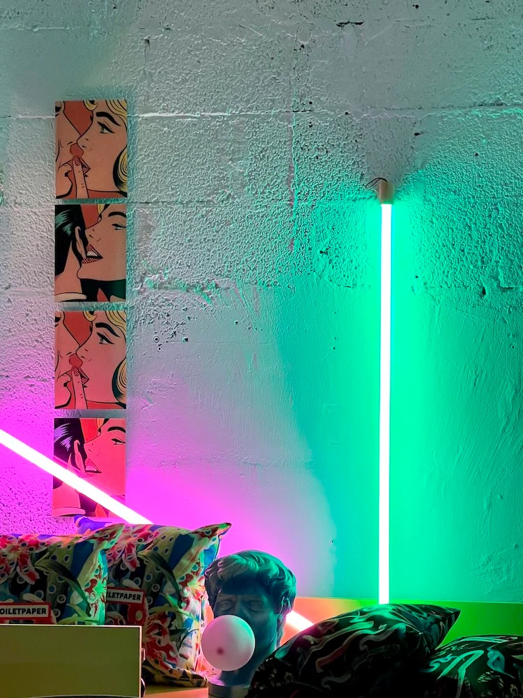 Neon-Leuchte 'LINEA LED PINK'