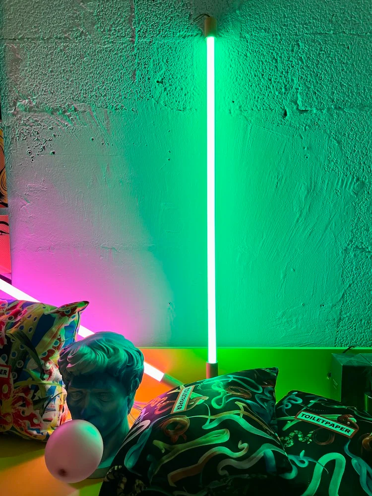 Neon-Leuchte 'LINEA LED GREEN'