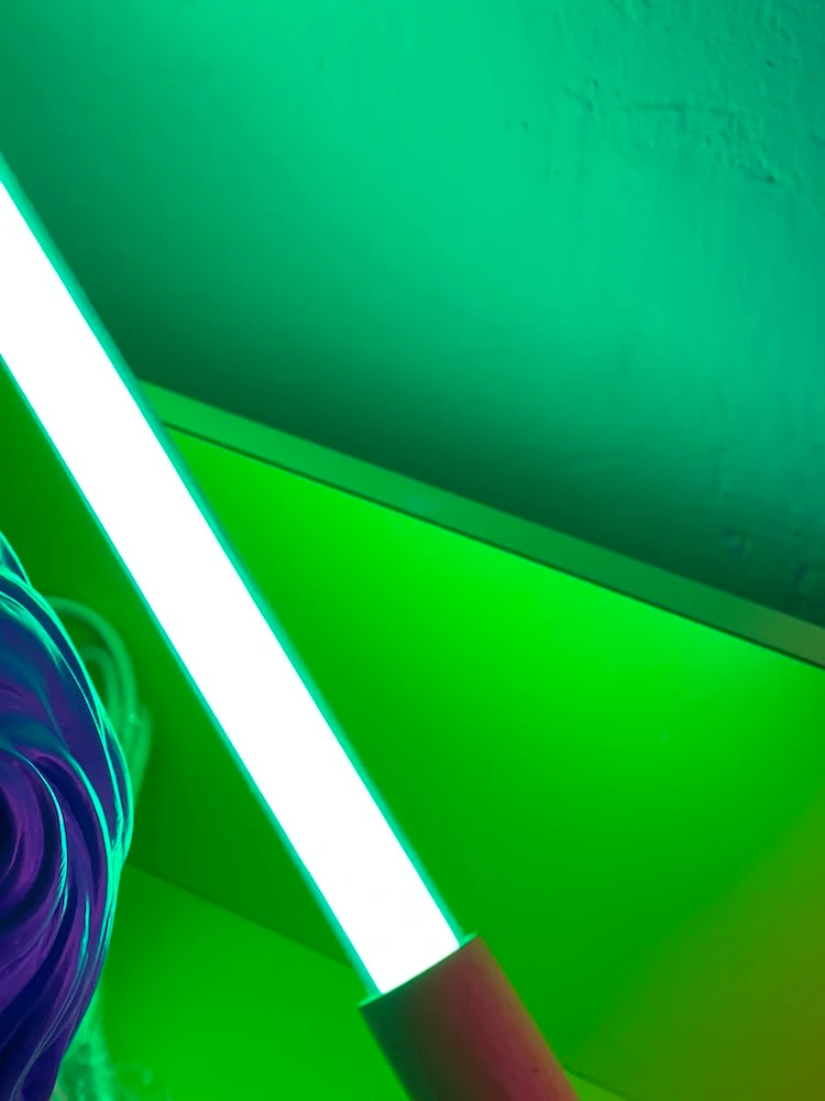Neon-Leuchte 'LINEA LED GREEN'