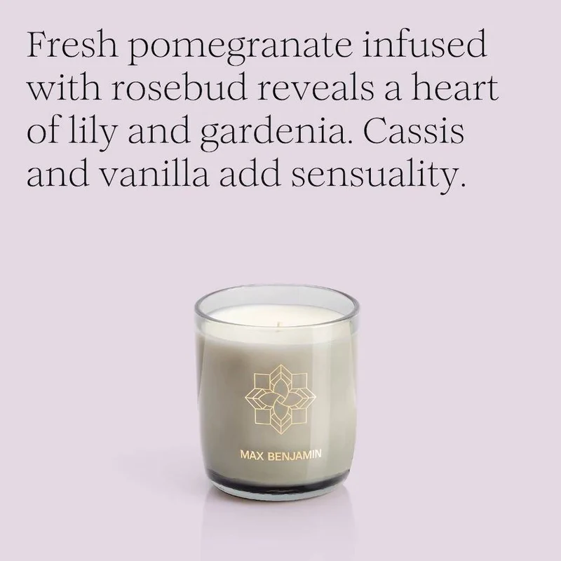 Max Benjamin Duftkerze WHITE POMEGRANATE 210g