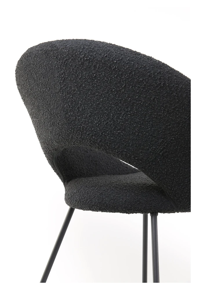 Stuhl ANTONY schwarz 72x64x82cm