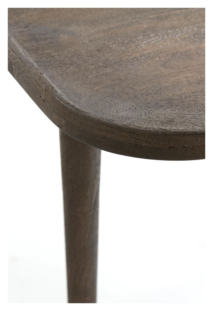 Beistelltisch MAZABE Holz matt rotbraun 65x45x38cm