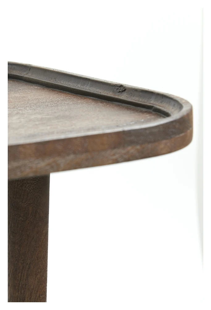 Beistelltisch MAZABE Holz matt rotbraun 65x45x38cm