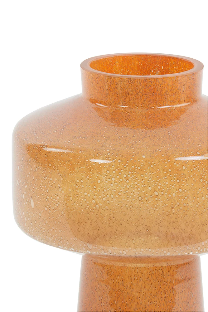 Vase TRASMON Glas pfirsich Ø23,5x29,5 cm