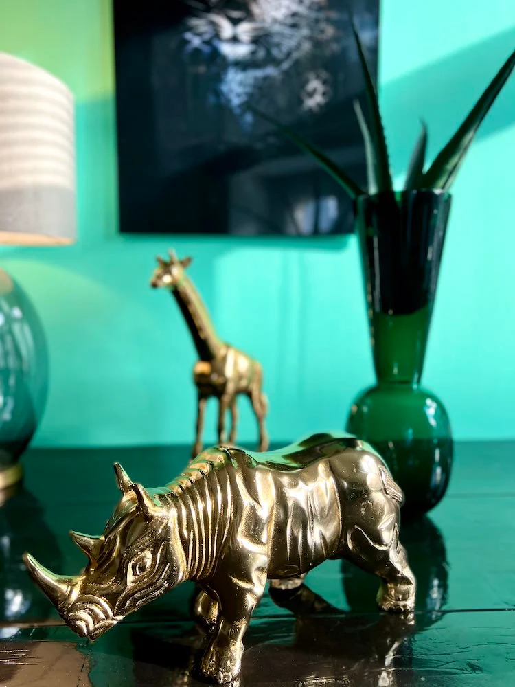 Deko-Figur RHINO in gold